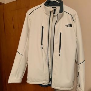 WHITE NORTH FACE JACKET size medium